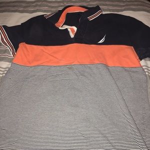 Men’s nautical polo collared shirt
